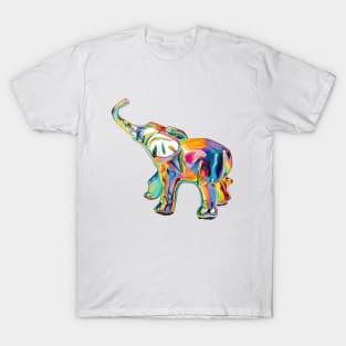 Rainbow Elephant Take 2 T-Shirt